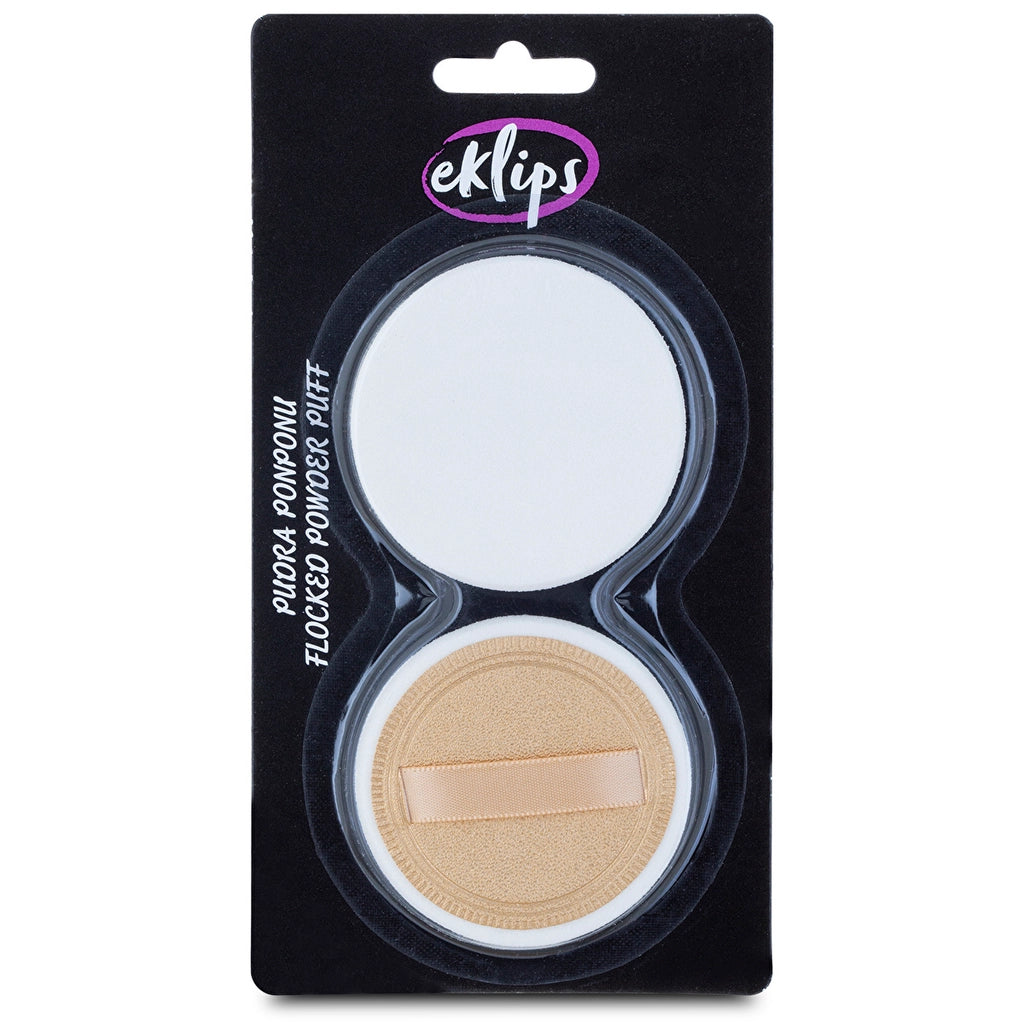 Eklips - flocked powder puff
