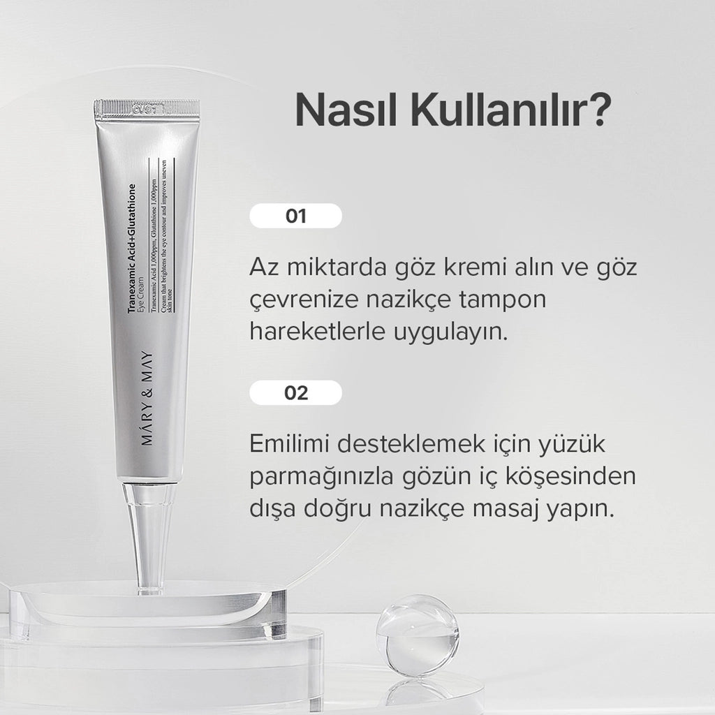Mary & May traneksamik Asit + Glutatyon eye