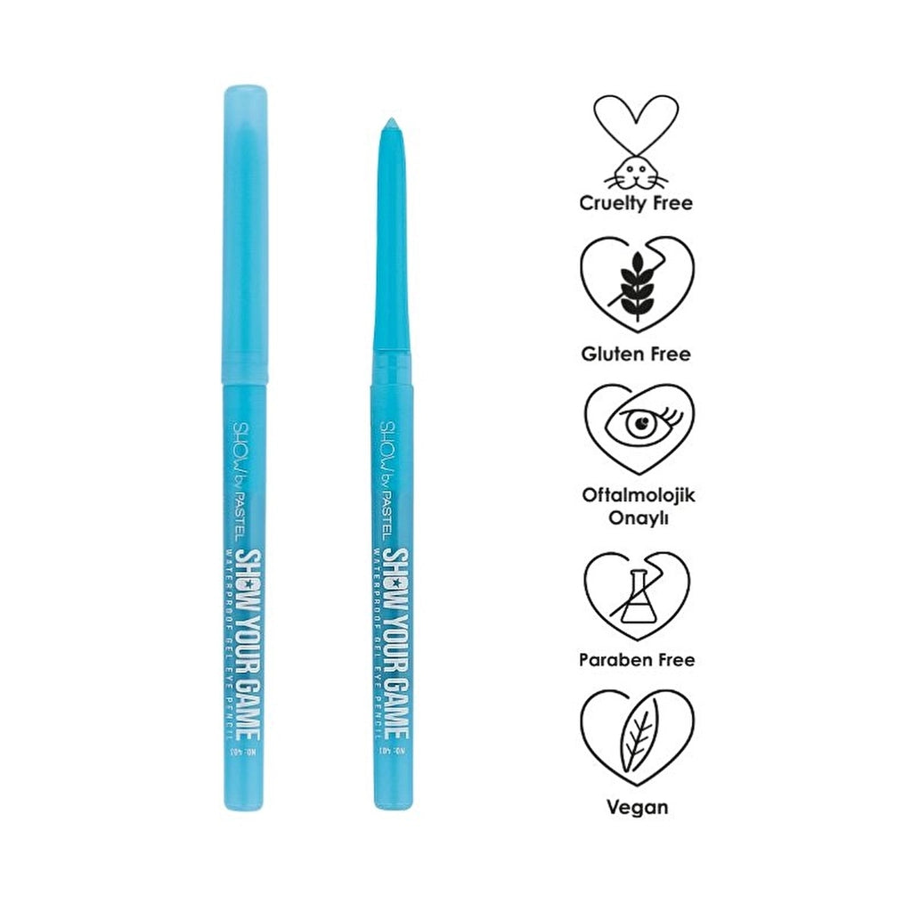 Pastel - show your game - waterproof gel eye pencil