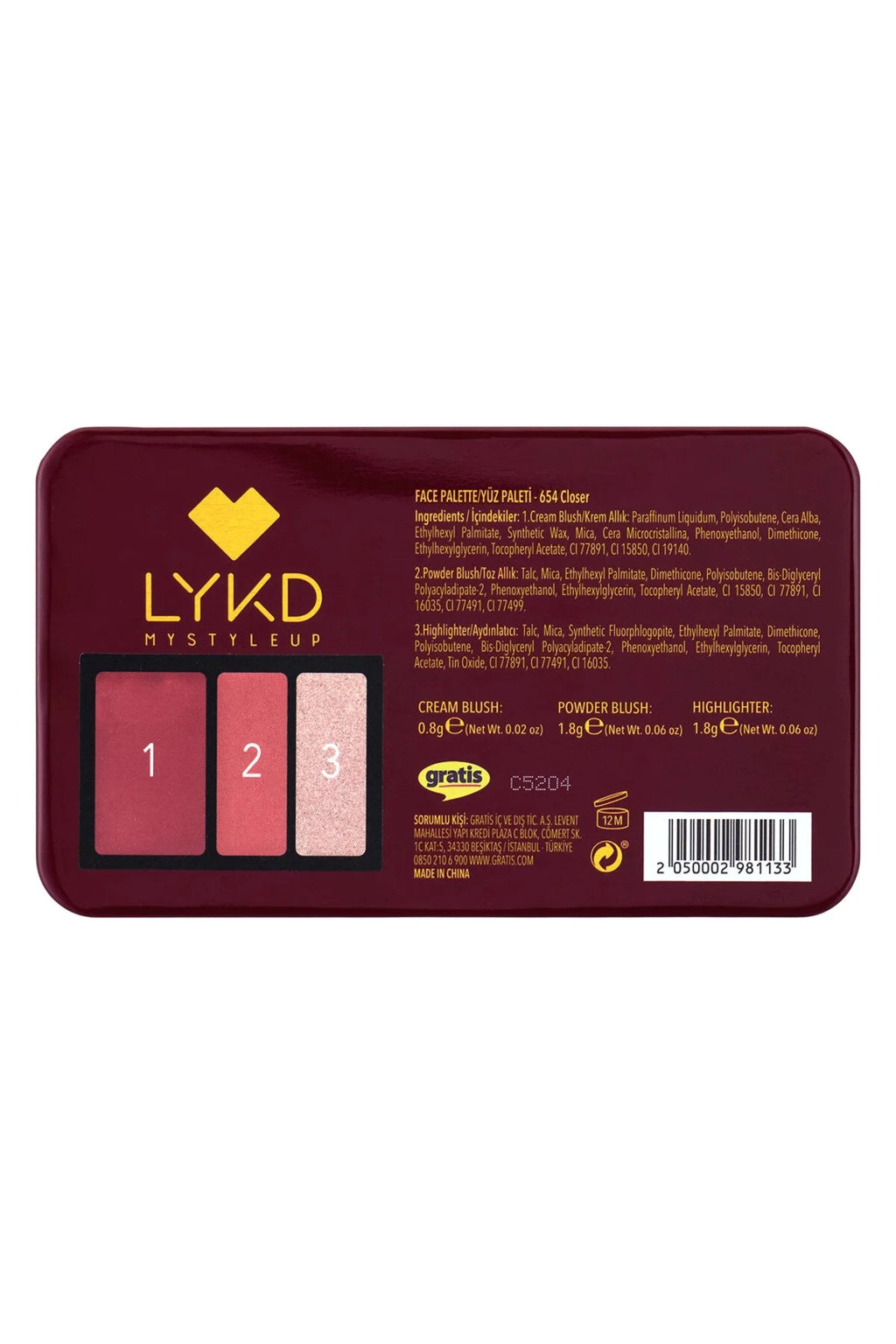 LYKD - Lustrous Glow Face Palette