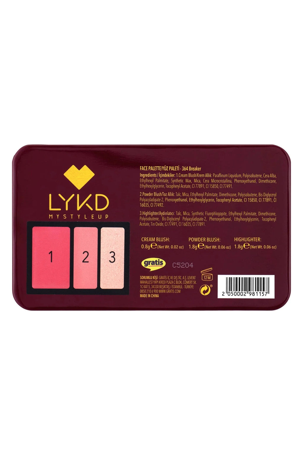 LYKD - Lustrous Glow Face Palette