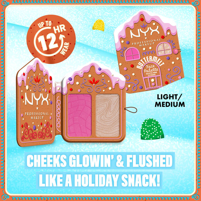 NYX Buttermelt Face Palette