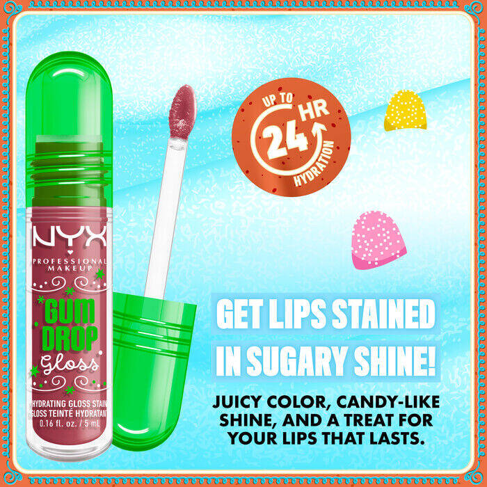 NYX Holiday Gum Drop Hydrating Gloss Stain